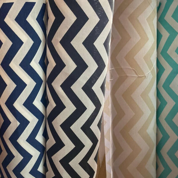 Gabardina zig zag