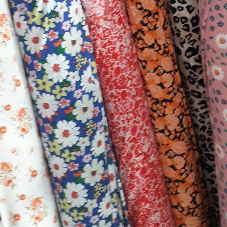 Vestidos de sales tela seda fria