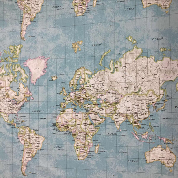 Gabardina mapa mundi