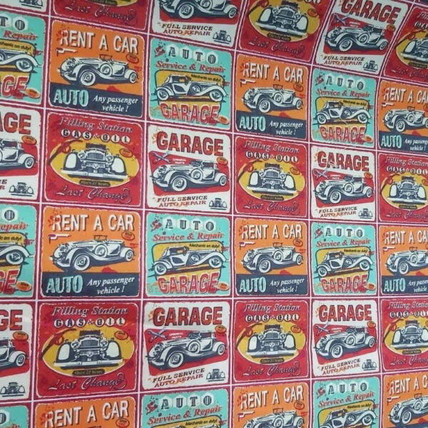 Gabardina autos vintage