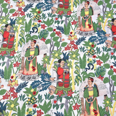 Gabardina estampada